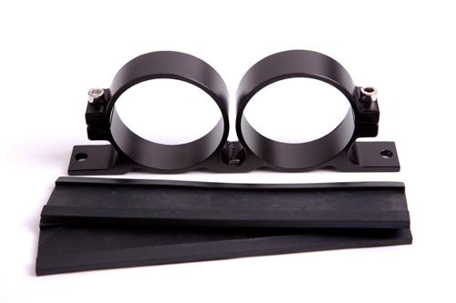 Aeroflow AF64-2015BLK Billet Fuel Pump Bracket Bosch (Black)