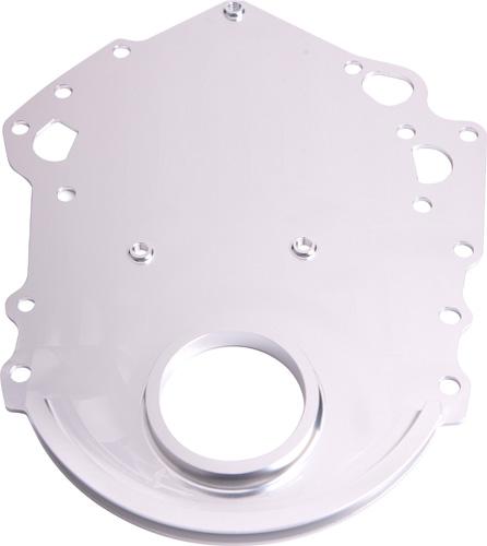 Aeroflow AF64-2019S Billet Timing Cover Fits 302 351C Silver
