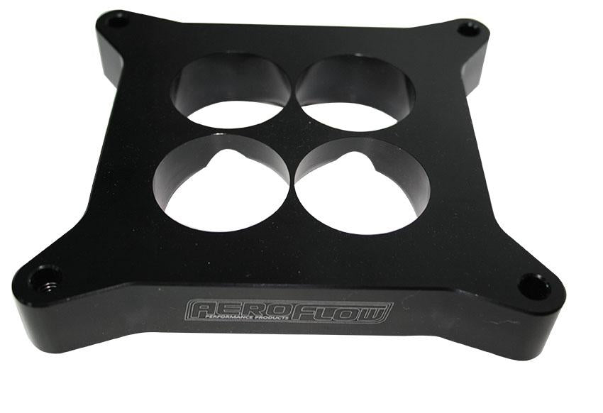 Aeroflow AF64-2045BLK Velocity Spacer 4500 1"" Thick Black Suits Dominator