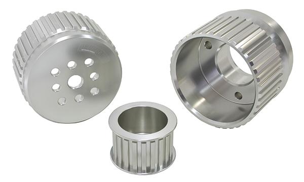 Aeroflow AF64-3001 Gilmer Drive Kit - Silver Fits Chev V8 With Long W/Pump