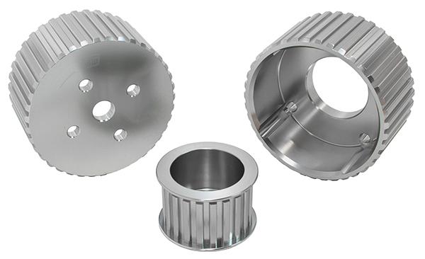 Aeroflow AF64-3003 Gilmer Drive Kit - Silver Fits Holden 253-308 V8