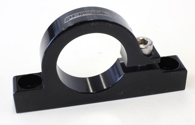 Aeroflow AF66-2049BLK Billet Filter Bracket fits 1-1/4"" Diameter Black