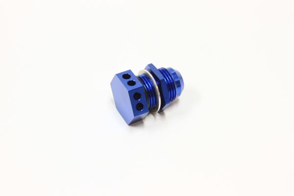 Aeroflow AF777-10 Bolt In -10AN Breather Blue