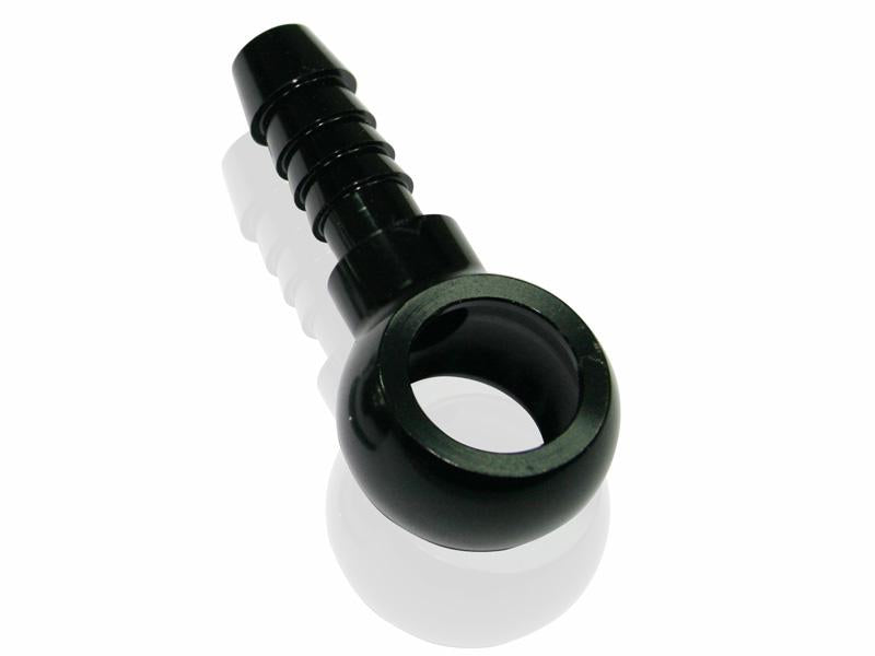 Aeroflow AF807-05BLK 12mm Banjo To 8mm Barb Black