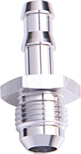 Aeroflow AF817-06S 3/8"" Barb To -6AN Adapter Silver Male