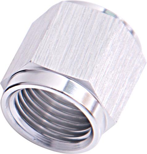 Aeroflow AF818-06S Tube Nut -6AN To 3/8"" Hard Line Silver