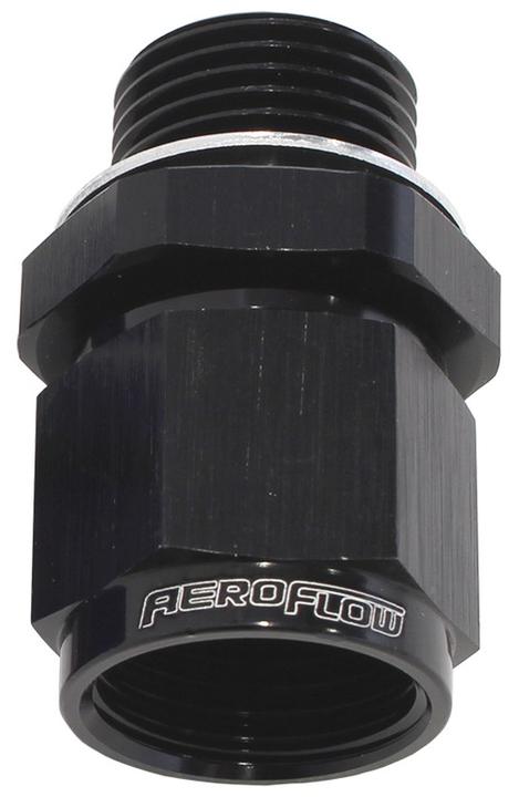 Aeroflow AF906-08-M18BLK M18 X 1.5 To -8 Female Swivel Black Washer Seal