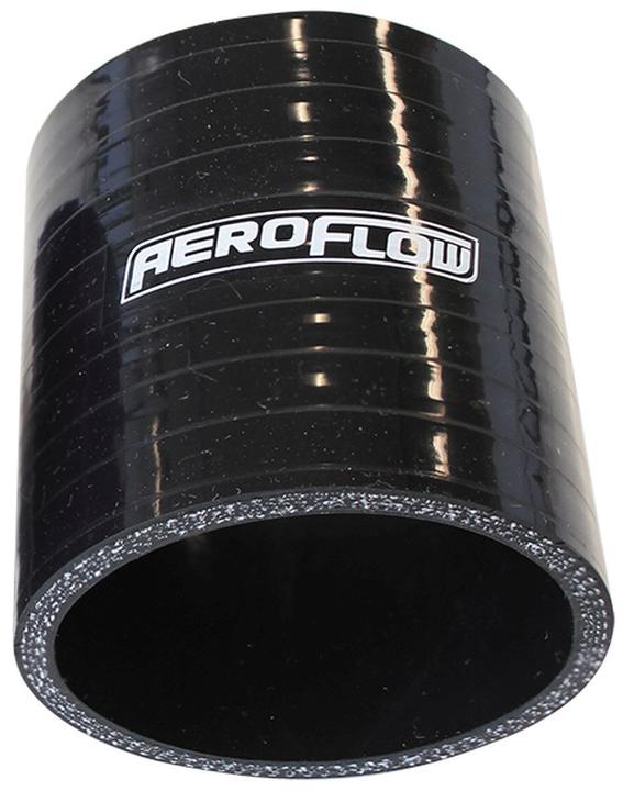 Aeroflow AF9201-250 Silicone Hose Str Black I.D 2.50"" 63mm x 75mm