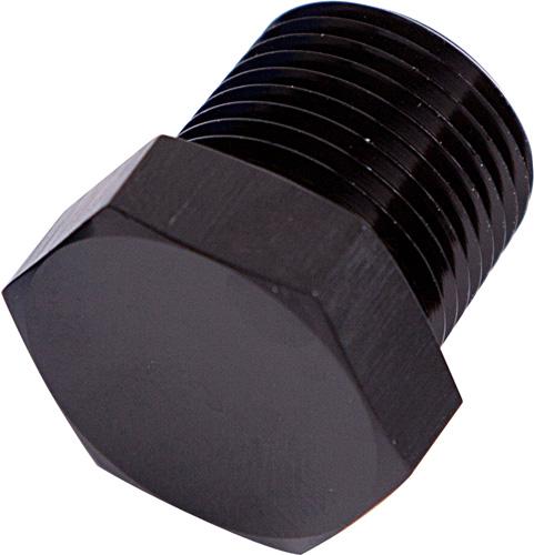 Aeroflow AF933-12BLK Npt Hex Head Plug 3/4"" Npt Black