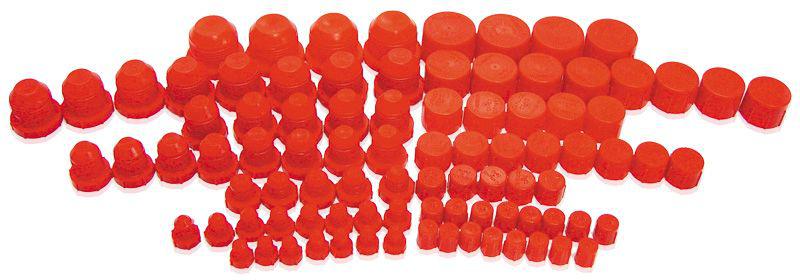 Aeroflow AF98-2025 Plastic Dust Cap & Plug 96Pce Assorted Sizes -3AN To -20an