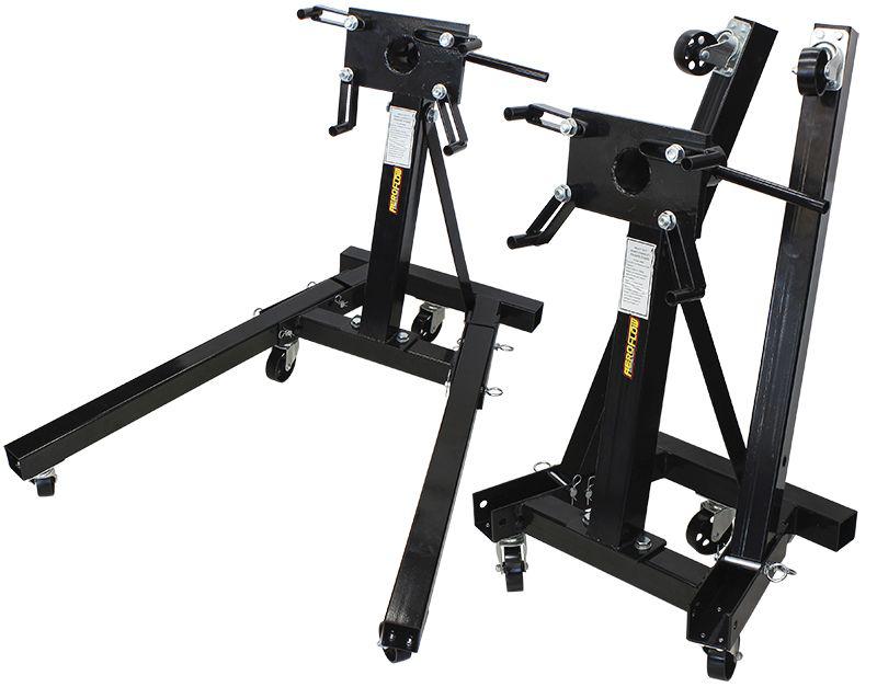 Aeroflow AF98-2033 Engine Stand A Frame 5 Wheels Extra Heavy Duty 2000Lb 907kg