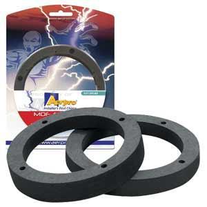 Aerpro Speaker Spacers 5-6"" MDF Pair Black Pre-Drilled AP3151B