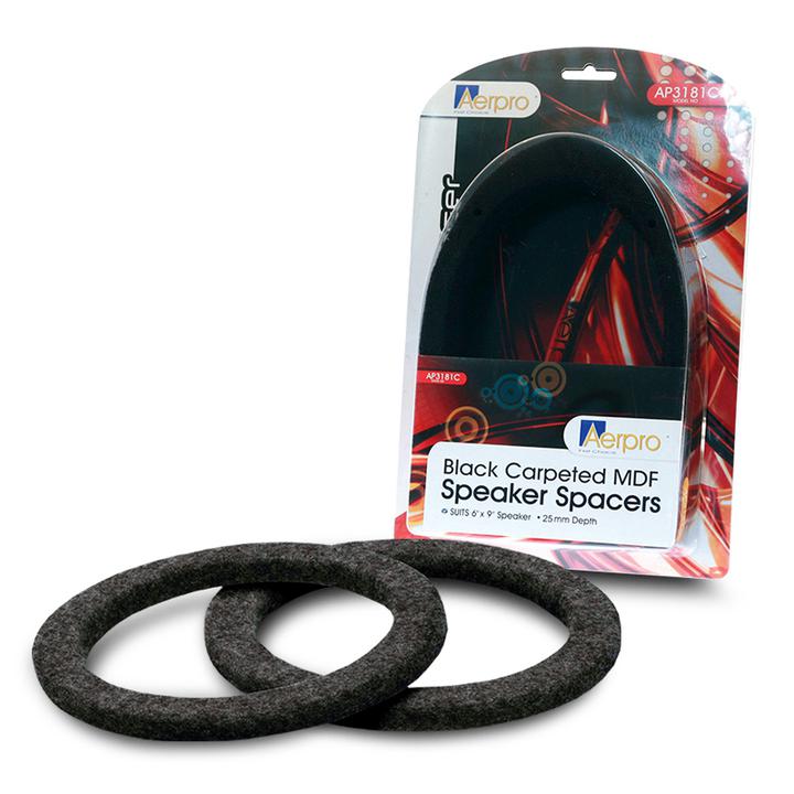 Aerpro Speaker Spacers 6x9"" MDF Pair Pre-Drilled