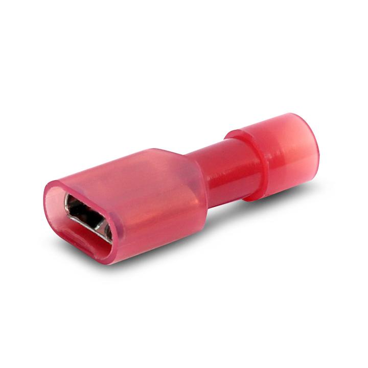 Aerpro Spade Terminal Female Insulated 6.6mm Red 100pc APF63R