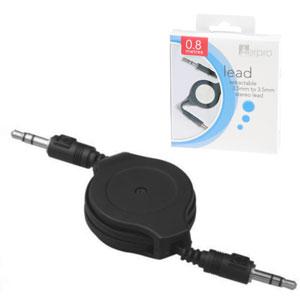 Aerpro 3.5mm Retractable Stereo Lead 0.8M API36R