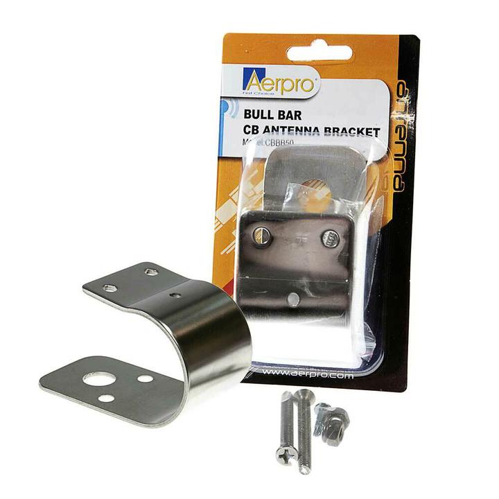 Aerpro Bull Bar CB Antenna Bracket Stainless Steel 50mm CBBB50