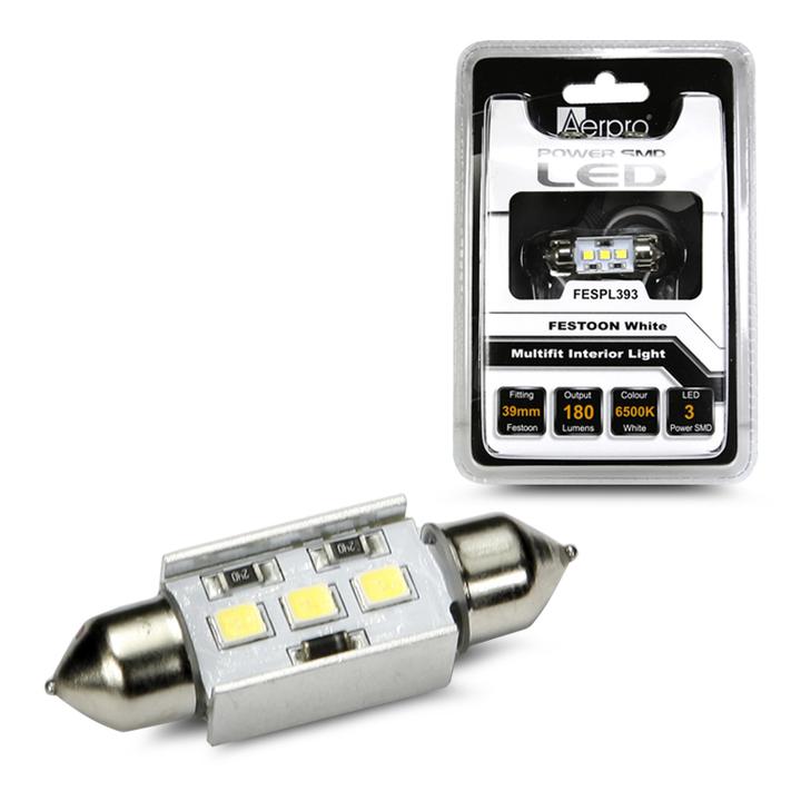 Aerpro 3 X LED Festoon Globe 39mm White FESPL393