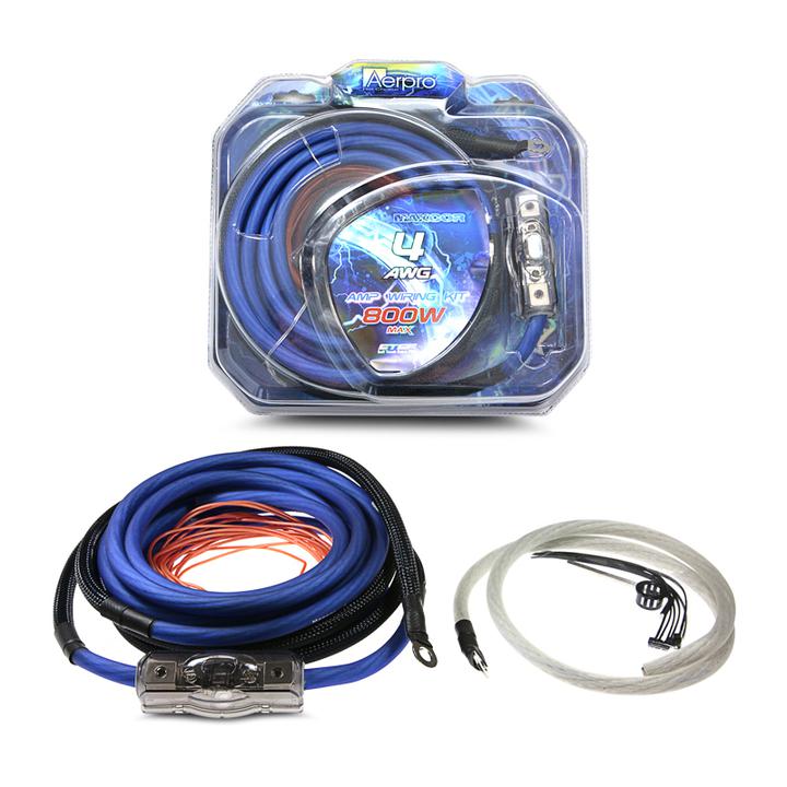 Aerpro Maxcor 2/4-Channel Amp Installation Kit 4AWG MX04