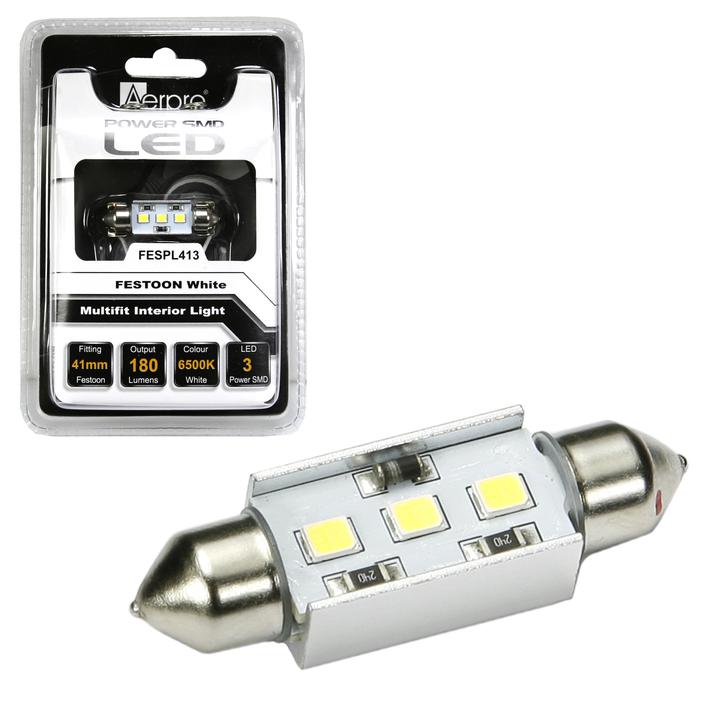 Aerpro Festoon Globe SMD LED x6 41m White FESPL413
