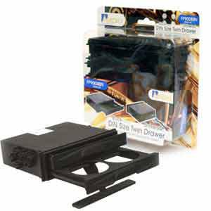 Aerpro Facia - Universal Drink/Acc. Pocket With 3.5mm Aux Input Black