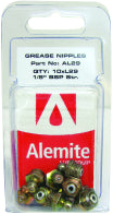 Alemlube 10Mx1 Straight Grease Nipples Pack of 10 AL200