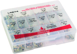 Alemlube Automotive Grease Nipple Kit 115 Pcs Assortment For Garage L4679
