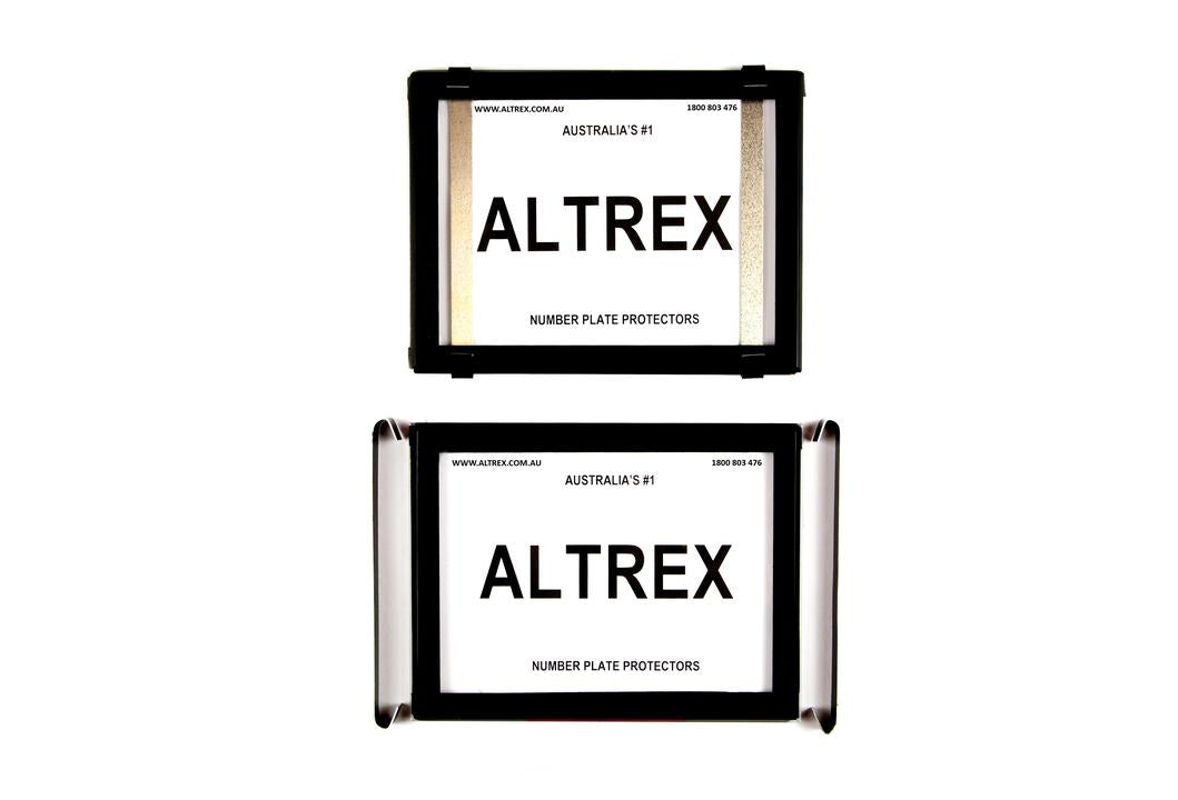 Altrex Number Plate Cover 2 Figure Black Without Lines