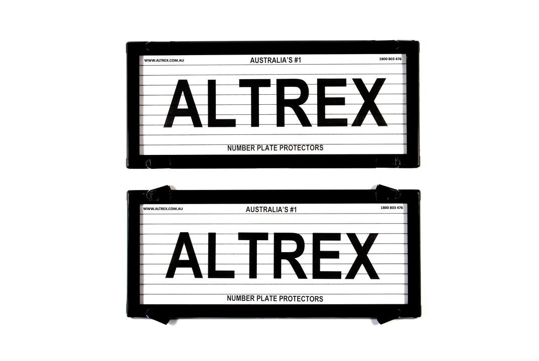 Altrex Number Plate Cover 5 Figure Black With Lines