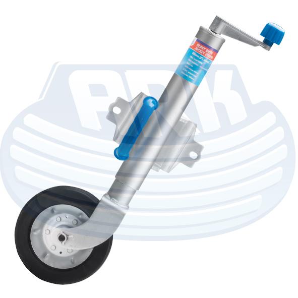 Ark 8in Heavy Duty Jockey Wheel U-Bolt/Swivel JW8SUHD