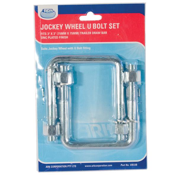 Ark Jockey Wheel U-Bolt 100x50mm Set Of 2 UB4B