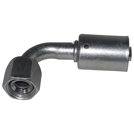 ATCO #8 Female Flare - Beadlock #8 90 Fitting Steel SBX1122