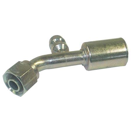 ATCO #8 FOR - Beadlock #8 45 w/R134a Port Fitting Steel SBX1312-3