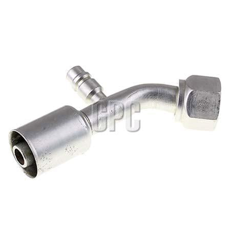 ATCO #10 FOR - Beadlock #10 45 w/R134a Port Fitting Steel SBX1313-3