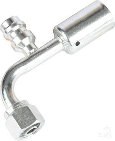 ATCO #6 FOR - Beadlock #6 90 w/R134a Port Fitting Steel SBX1321-3