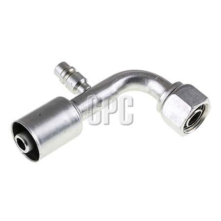 ATCO #10 FOR - Beadlock #10 90 w/R134a Port Fitting Steel SBX1323-3