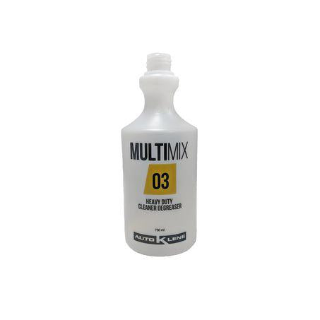Auto Klene MultiMix 03 Printed Spray Bottle 750ml MM3BOT
