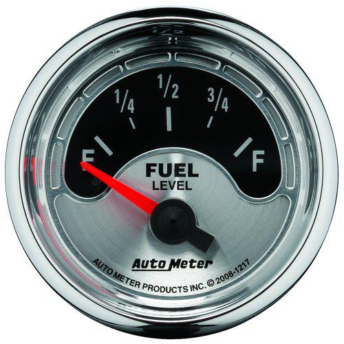 Autometer Muscle 2-1/16in Fuel Level Gauge 240-33 Ohms Short Sweep Electric AU1217