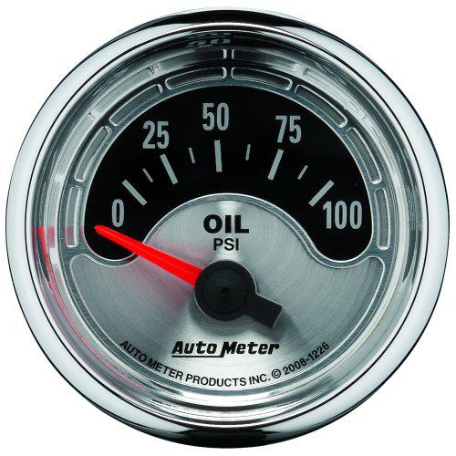 Autometer Muscle 2-1/16in Oil Pressure Gauge 0-100PSI Short Sweep Electric AU1226