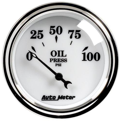 Autometer Old Tyme 2-1/16in Oil Pressure Gauge 0-100PSI Electric AU1227