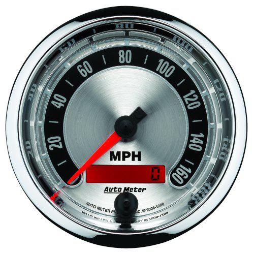 Autometer Muscle 3-3/8in Speedometer 160MPH AU1288