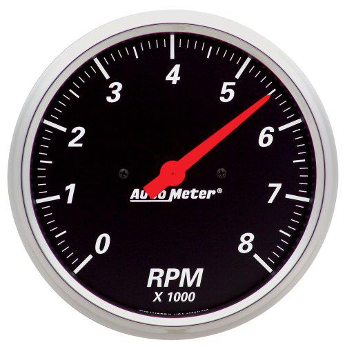 Autometer Designer Black 5in Tachometer 8000rpm AU1499