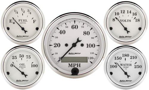 Autometer Old Tyme 5 Piece Gauge Kit AU1602