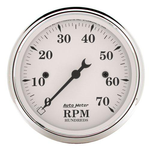 Autometer Old Tyme 3-1/8in Tachometer 7000rpm AU1695