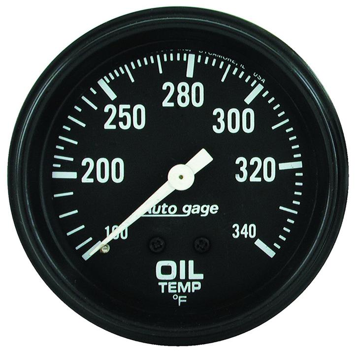 Autometer Auto Gauge 2-5/8in Oil Temp Gauge 100-340F AU2314