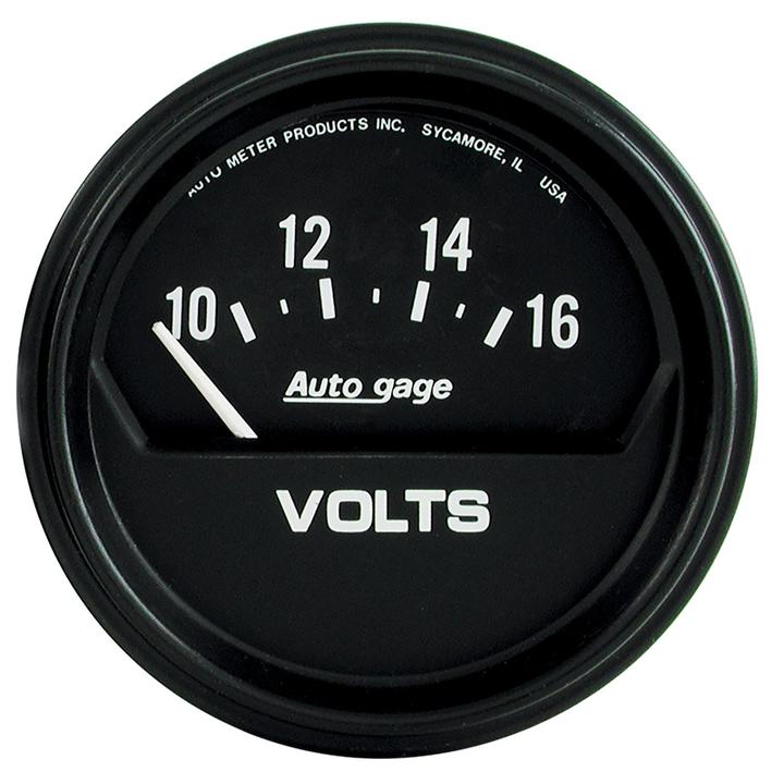 Autometer Auto Gauge 2-5/8in Voltmeter 10-16V AU2319
