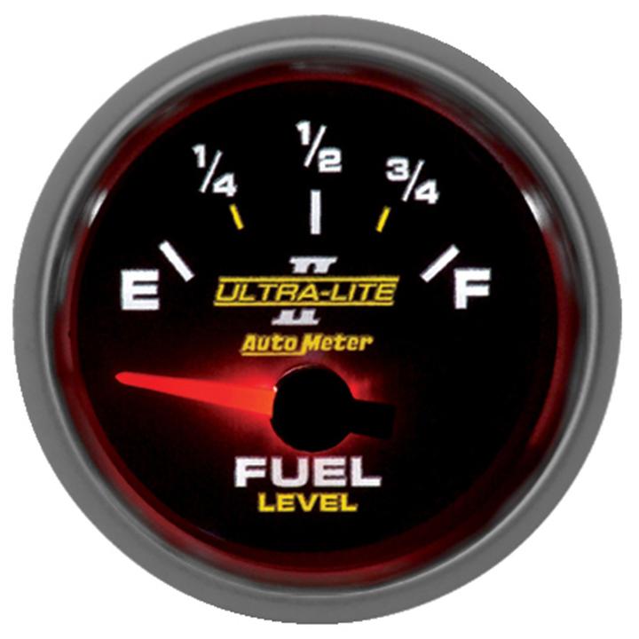 Autometer Ultra-Lite II 2-1/16in Fuel Level Gauge 0-90 Ohms AU4913