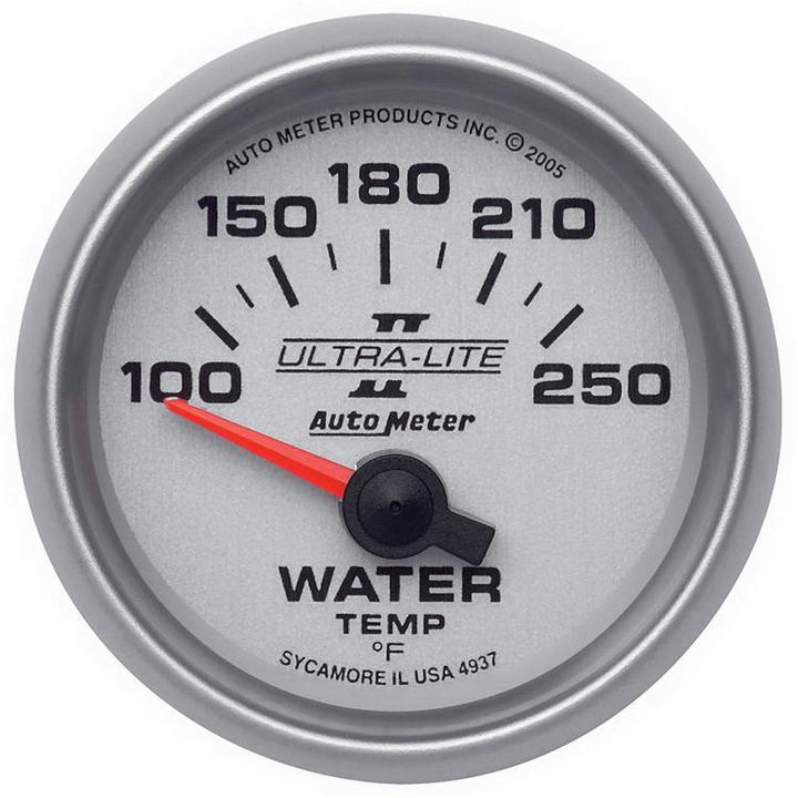 Autometer Ultra-Lite II 2-1/16in Water Temp Gauge 100-250F AU4937