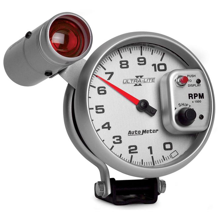 Autometer Ultra-Lite II 5in Tacho Gauge 10,000 rpm Shift-Light AU4999