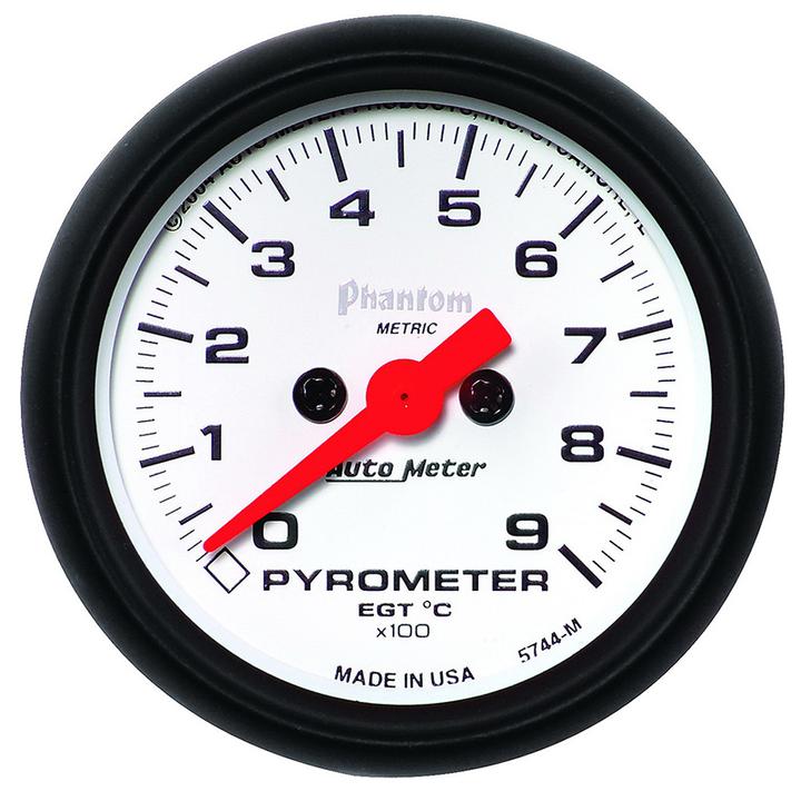 Autometer Phantom 2-1/16in Pyrometer Kit 0-900C Full Sweep Electric AU5744-M