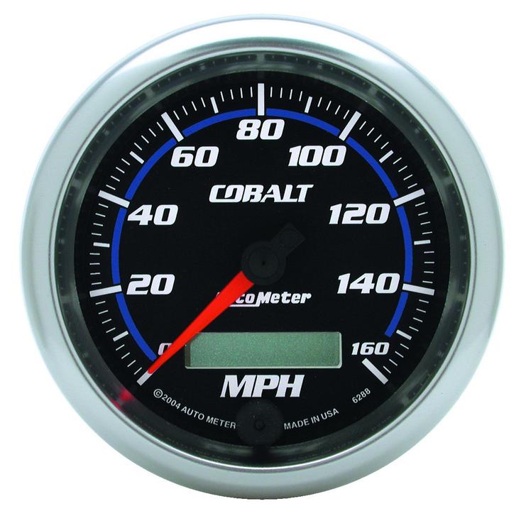 Autometer Cobalt 3-3/8in Speedo Gauge 160MPH In Dash Electronic AU6288